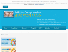 Tablet Screenshot of comprensivoportoferraio.it